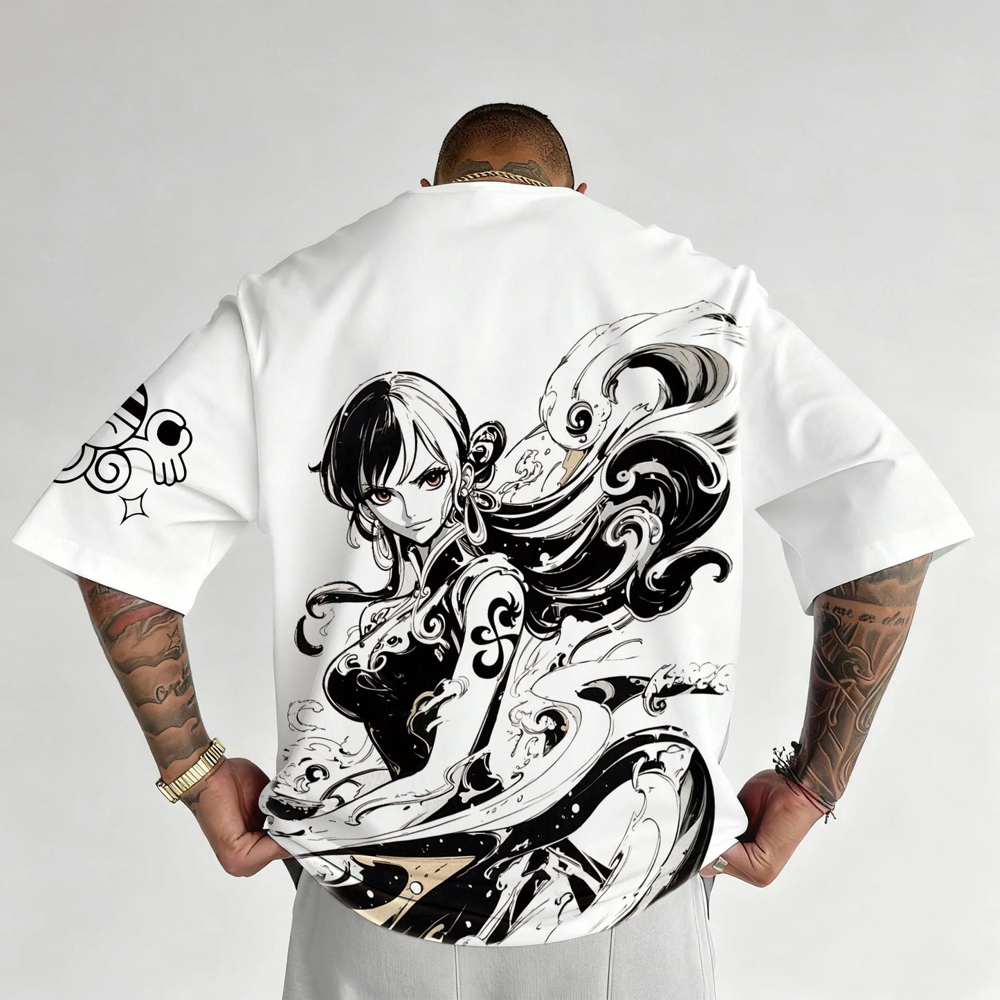 Unisex Anime Inspired Vintage T-Shirt-Anime x kingdom