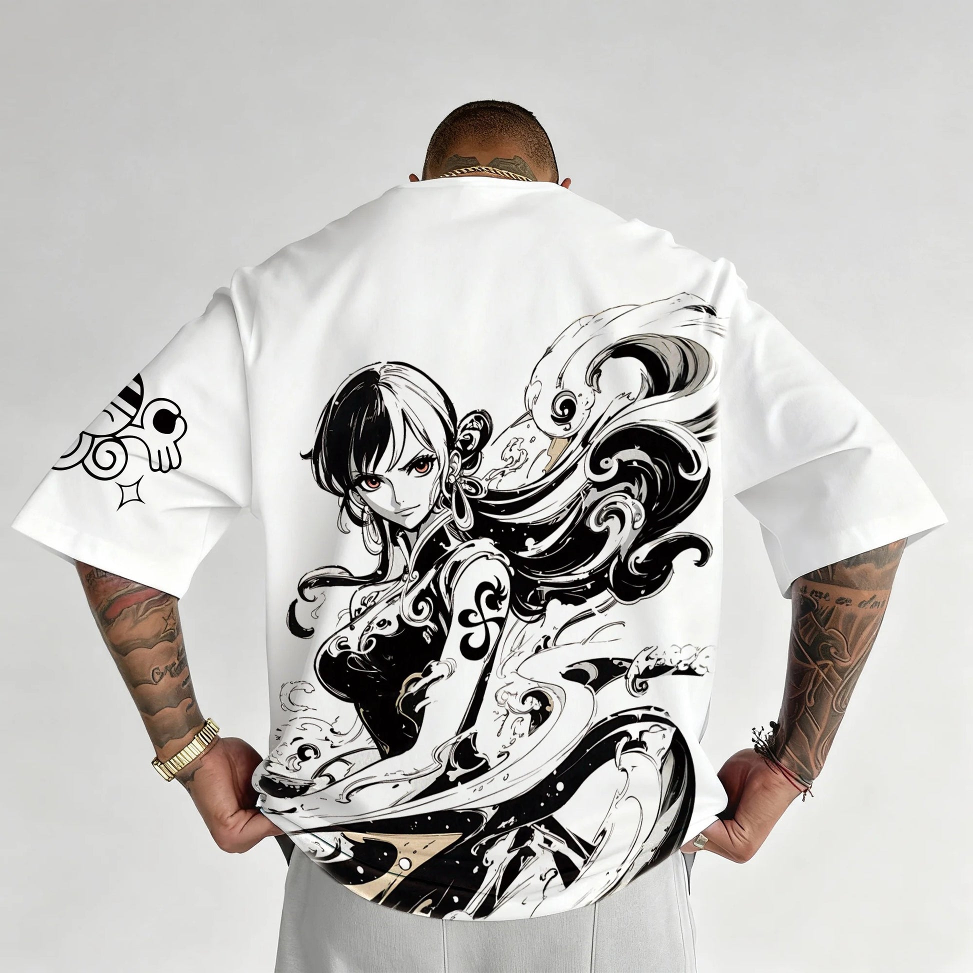 Unisex Anime Inspired Vintage T-Shirt-Anime x kingdom