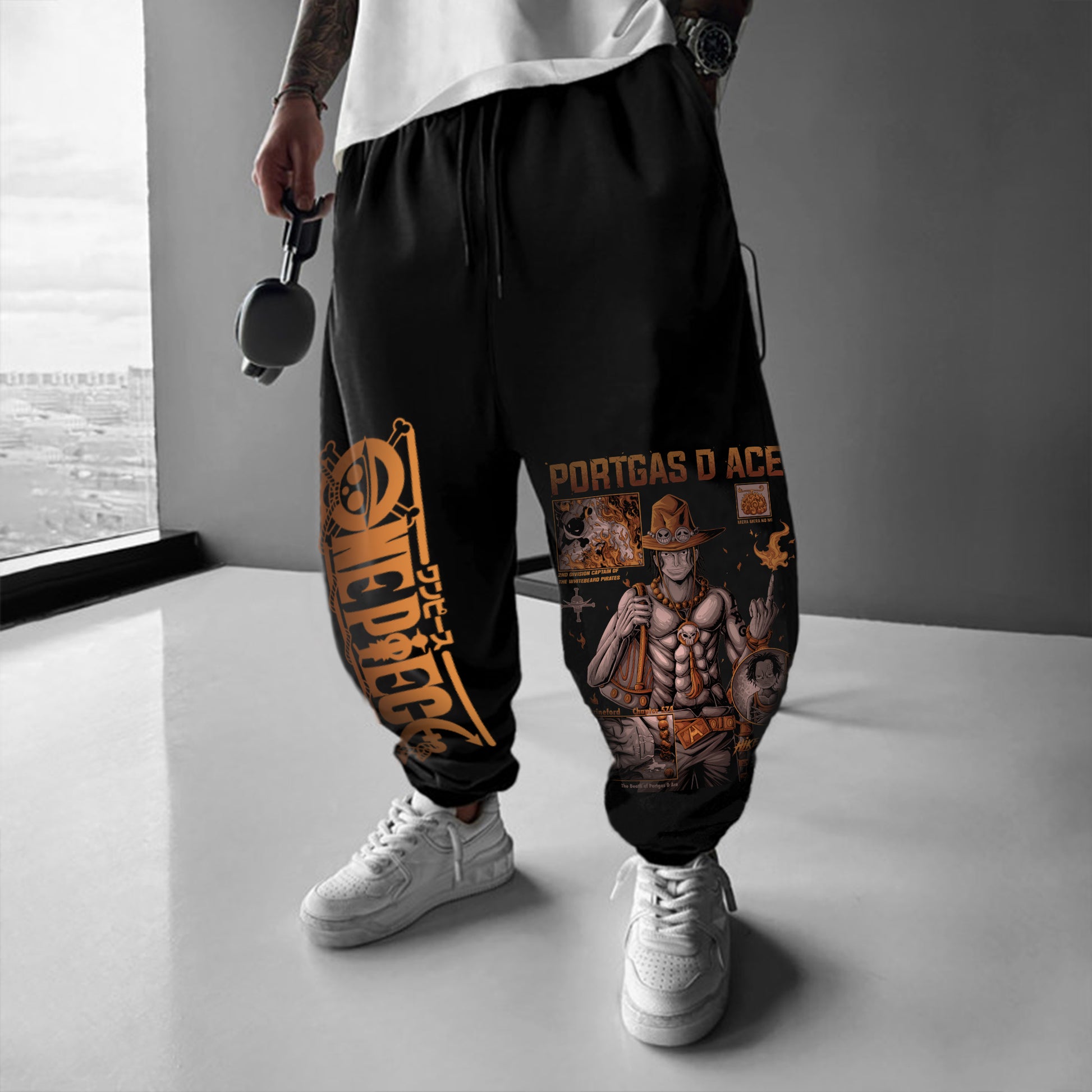Unisex Casual Anime Streetwear Pants-AnimeClothe