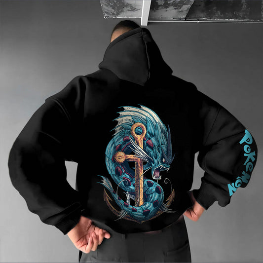 Unisex Anime Graphic Streetwear Vintage Hoodie