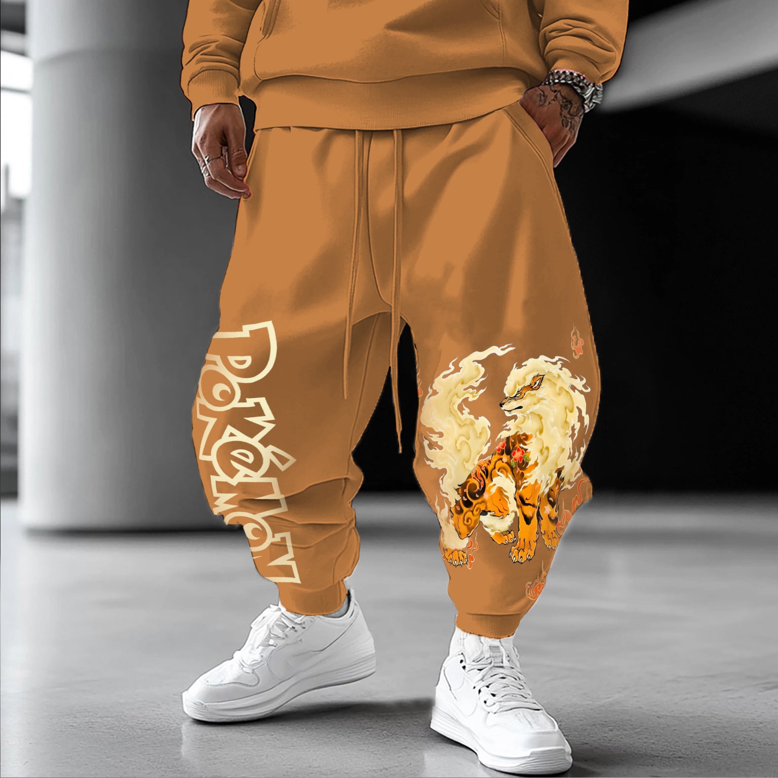 Unisex  Casual Anime Streetwear Pants-comicclothing