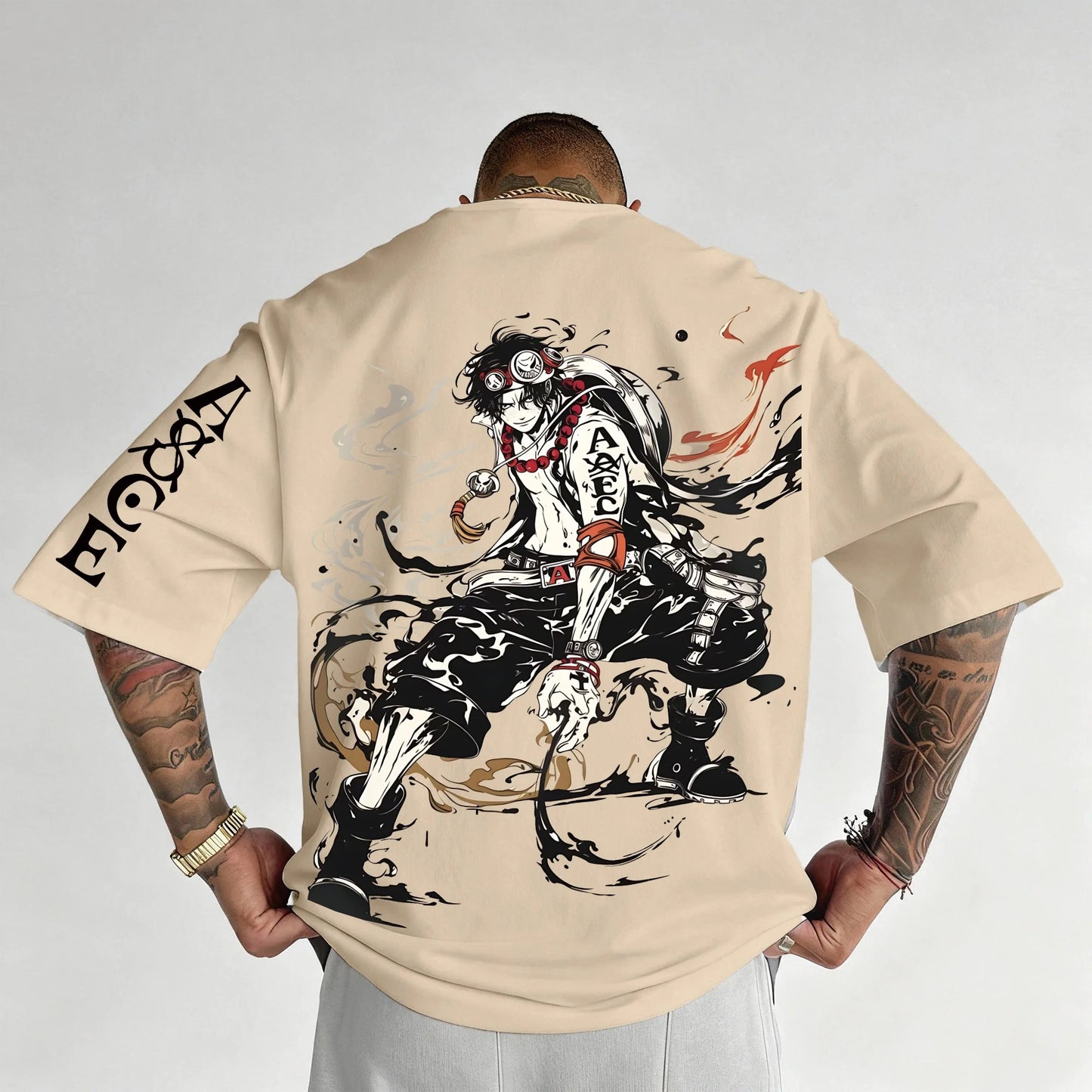 Unisex Anime Inspired Vintage T-Shirt-Anime x kingdom