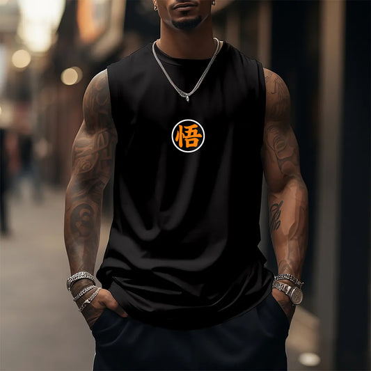 Unisex Anime Graphic Streetwear Vintage Gym Tank Top