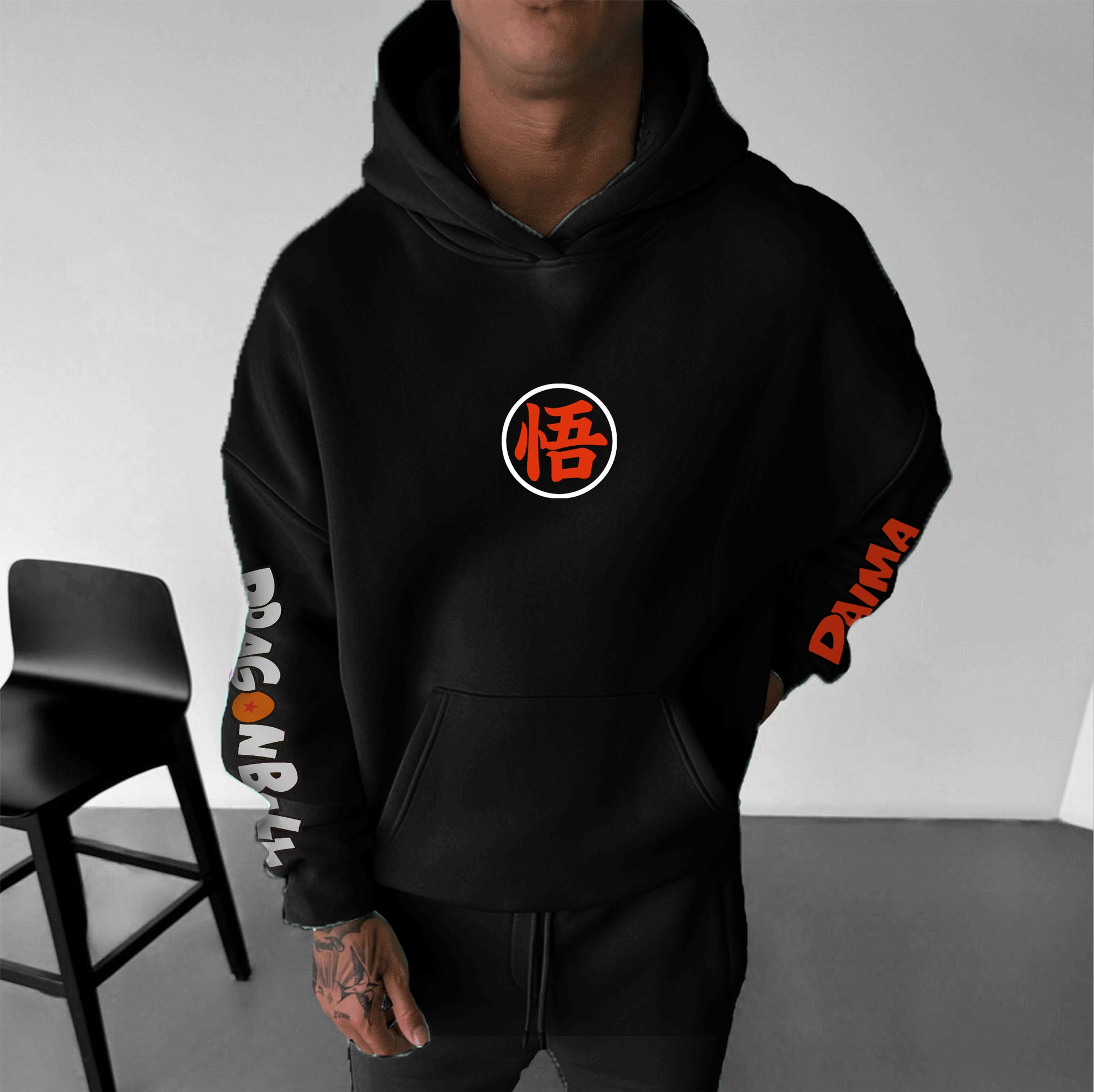 Unisex Anime Graphic Streetwear Vintage Hoodie
