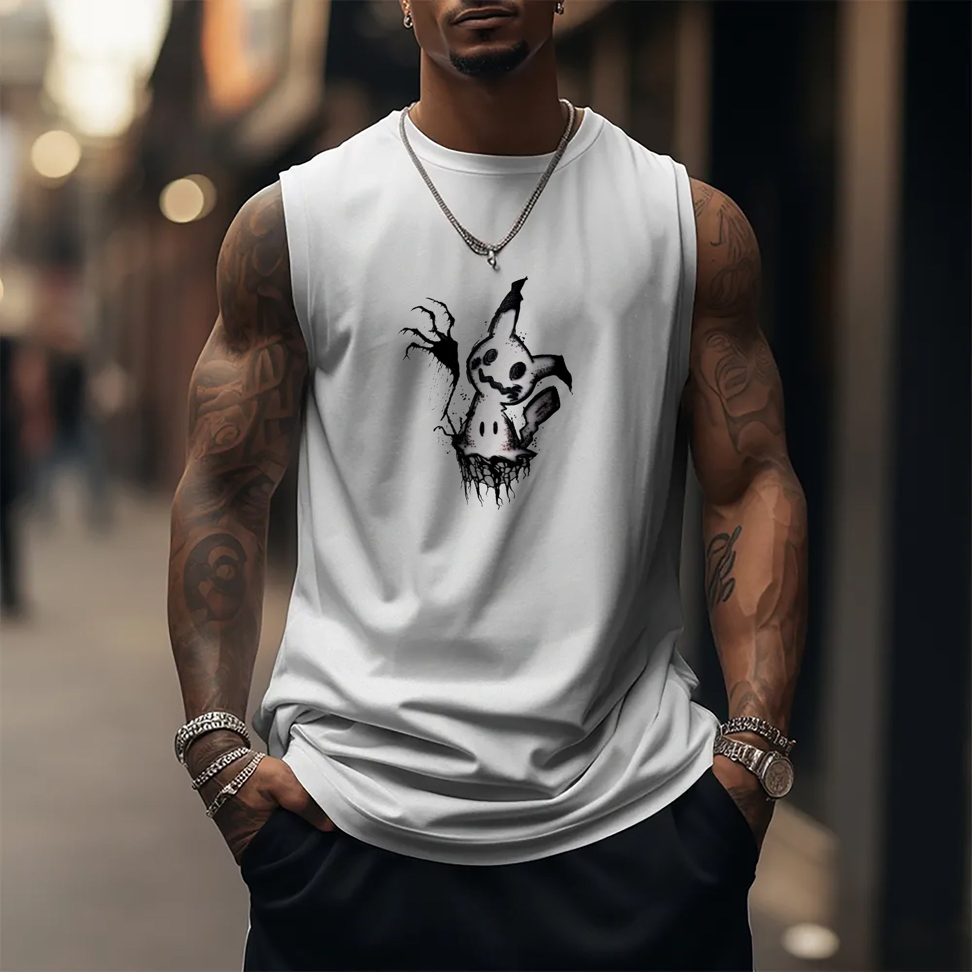 Unisex  Casual Anime  Tank Top-comicclothing