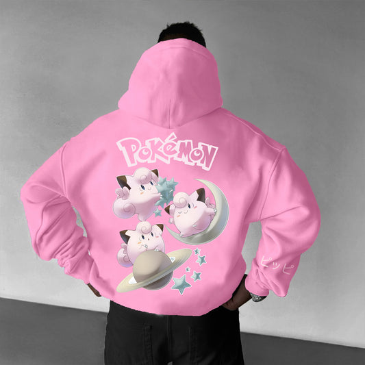 Unisex Anime Graphic Streetwear Vintage Hoodie