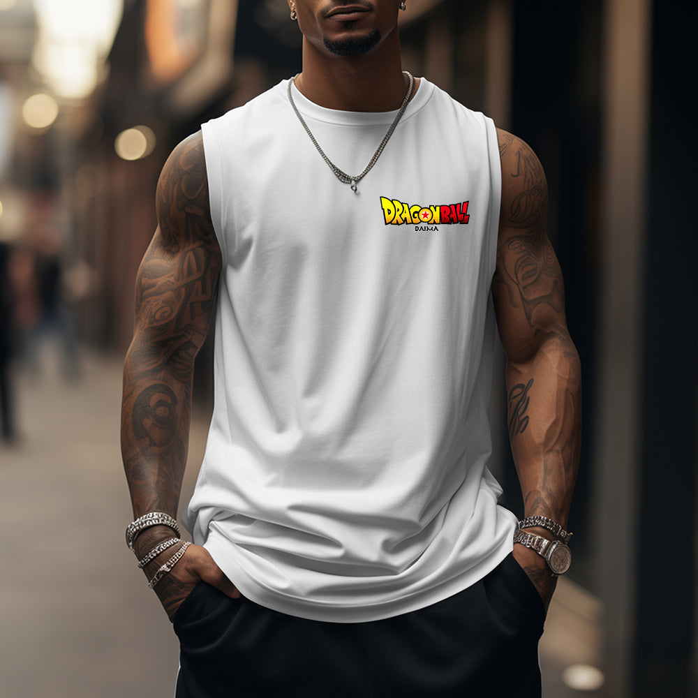 Unisex Anime Graphic Streetwear Vintage Gym Tank Top