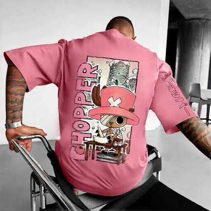 Unisex Anime Inspired Vintage T-Shirt-Anime x kingdom