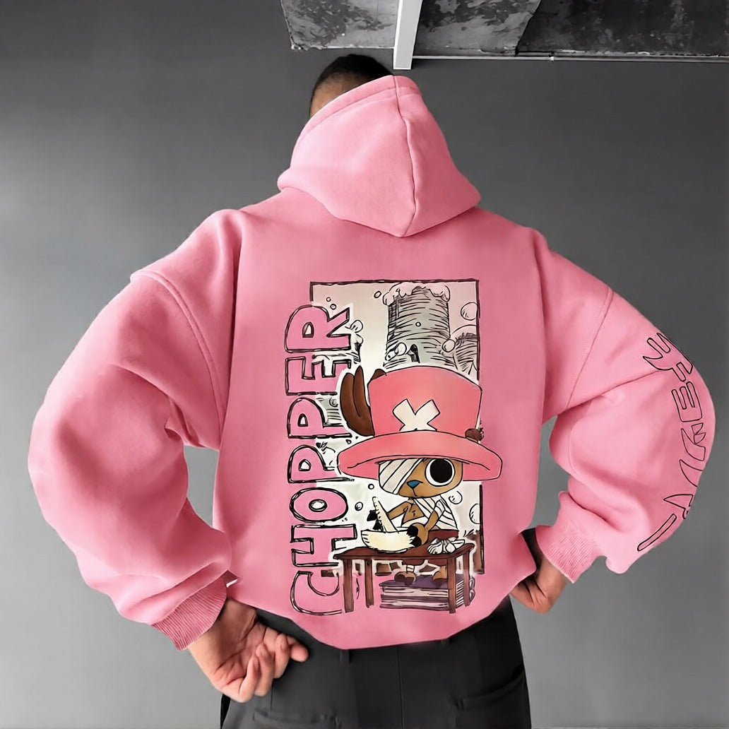 Unisex Anime Graphic Streetwear Vintage Hoodie-Anime x kingdom