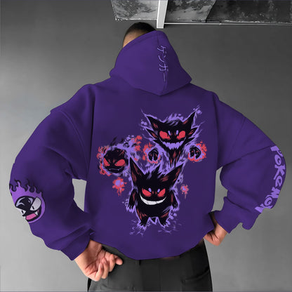 [Copy]Unisex Anime Graphic Streetwear Vintage Hoodie