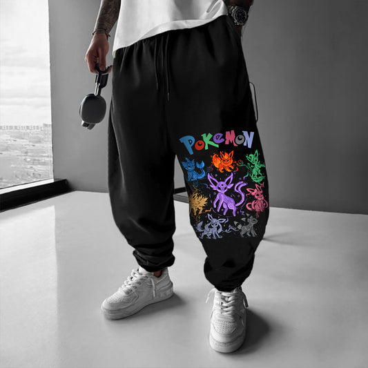 Unisex Casual Anime Streetwear Pants