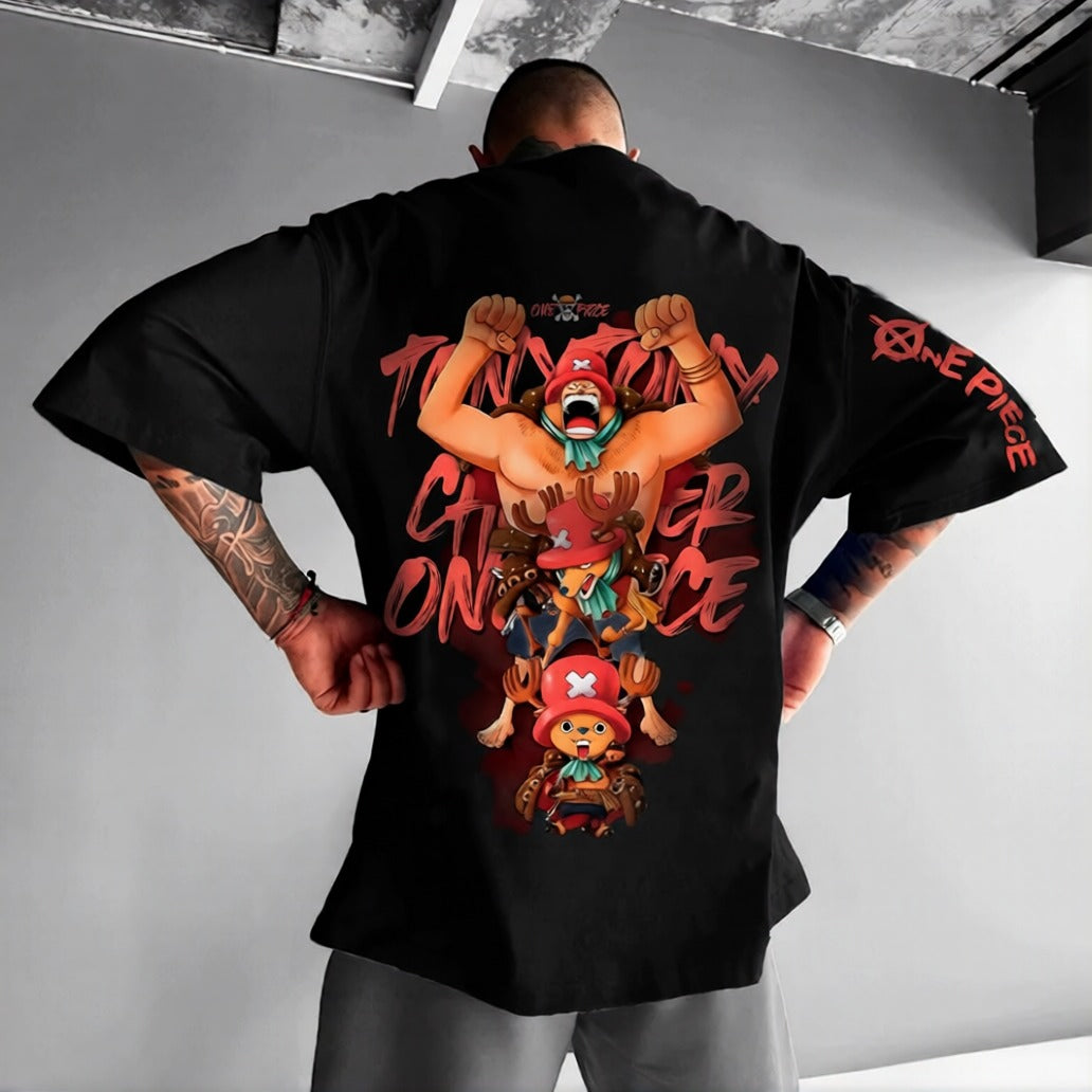Unisex Anime Inspired Vintage T-Shirt-Anime x kingdom