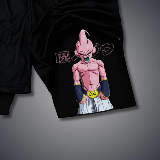 Sports Fitness Dragon Ball Anime Print Shorts