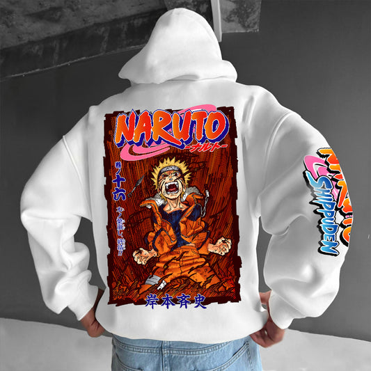 Oversized Unisex    Anime “Anime”  Print Hoodie-comicclothing