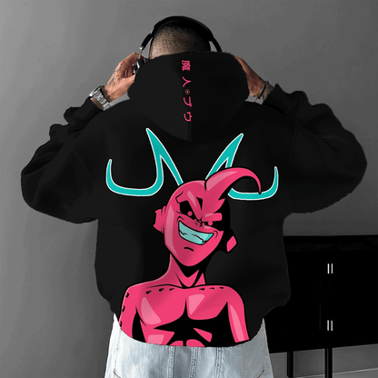 Unisex Anime Graphic Streetwear Vintage Hoodie