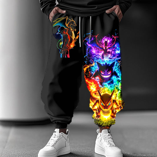 personality cartoon casual trousers