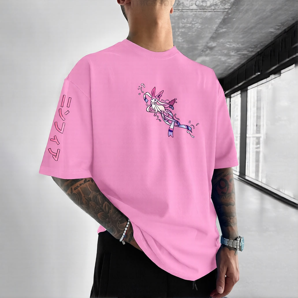 Pokémon Unisex Anime Eevee T-shirt-Anime x kingdom