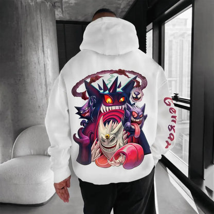Pokémon Unisex Anime Gengar Hoodie-Anime x kingdom