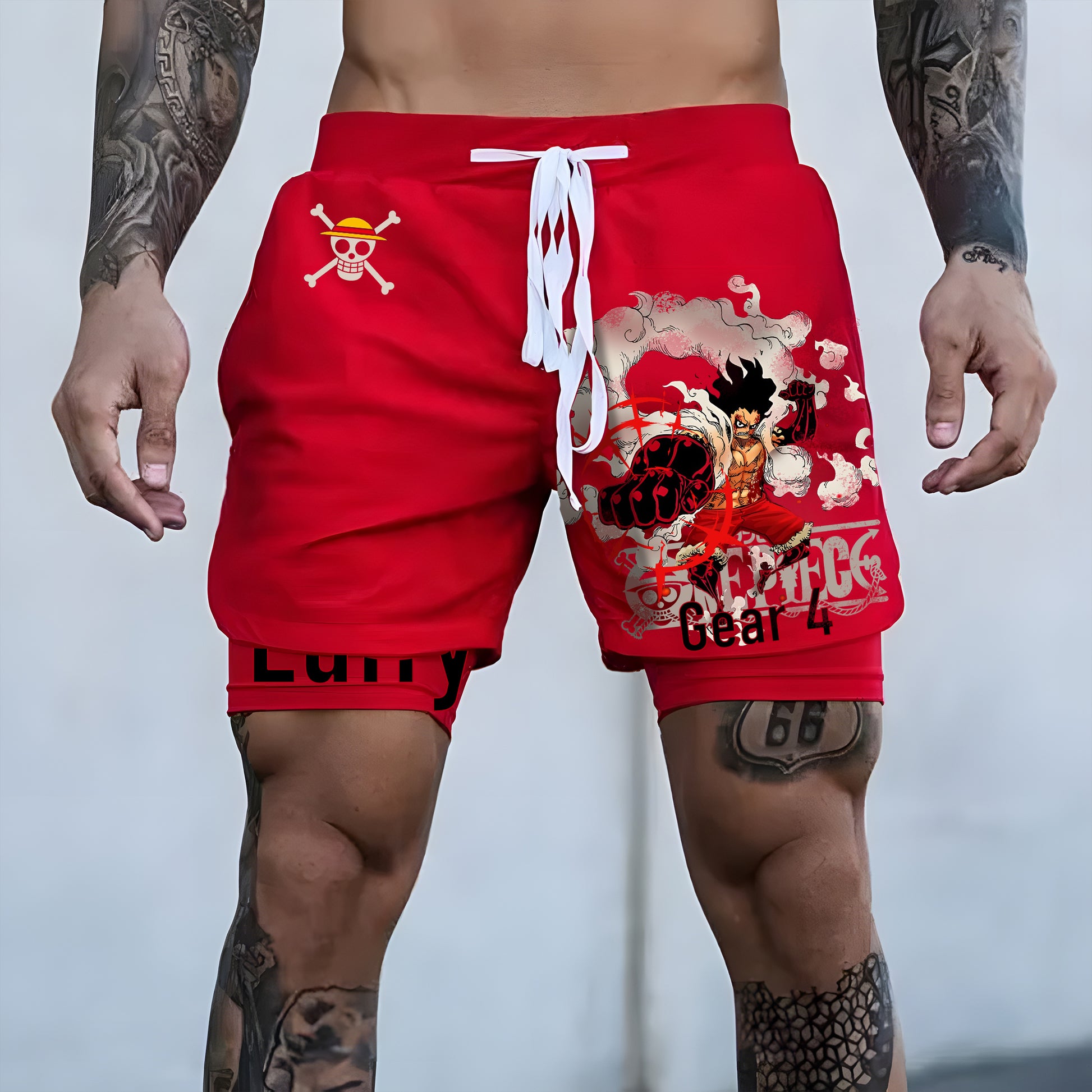 Unisex  “ONE PIECE” Casual Anime Streetwear Shorts