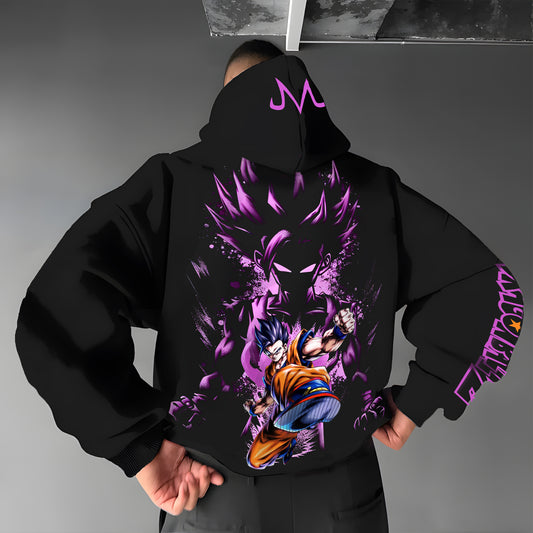 Unisex Vintage Hoodie丨Pikachu X Dragon Ball