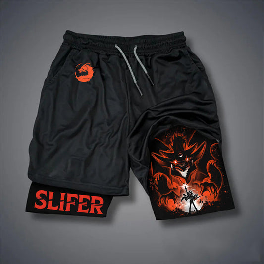 Unisex "Yu-Gi-Oh!"  Anime Style Retro Shorts