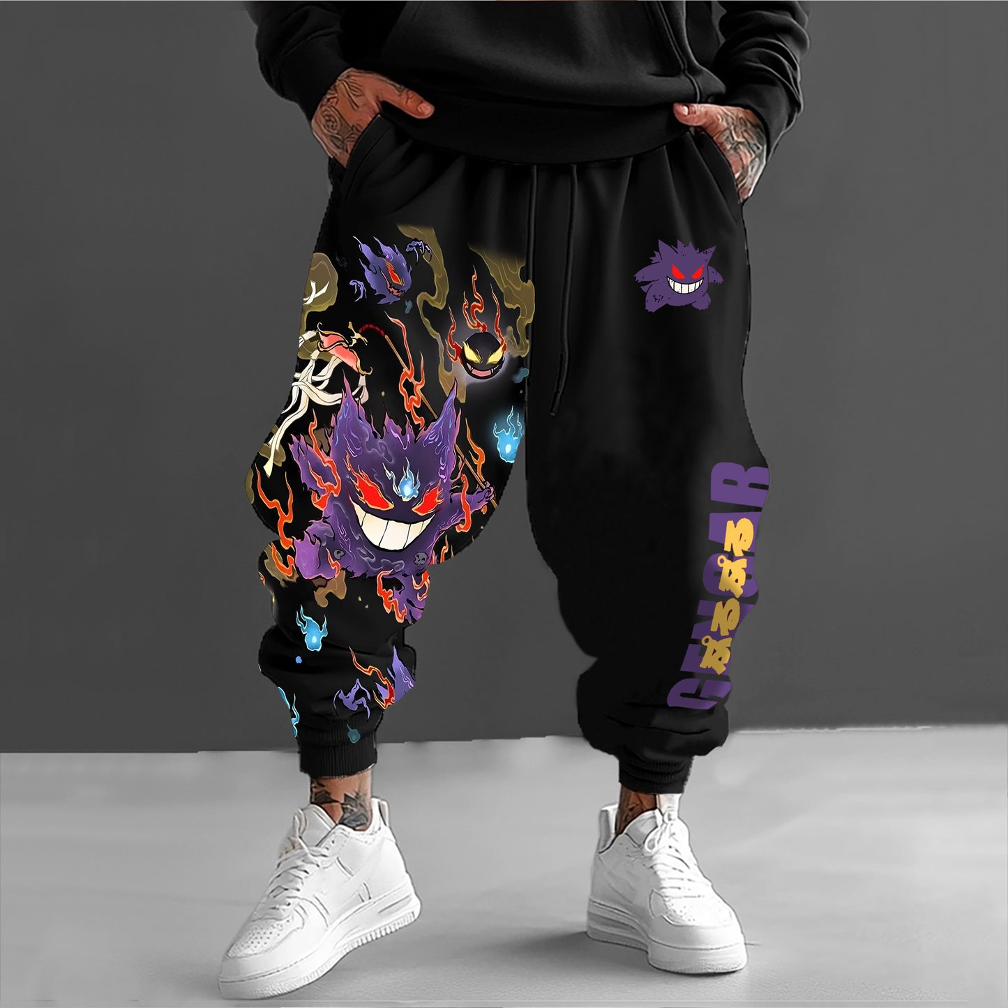 Unisex   Casual Anime Streetwear Pants-Anime x kingdom