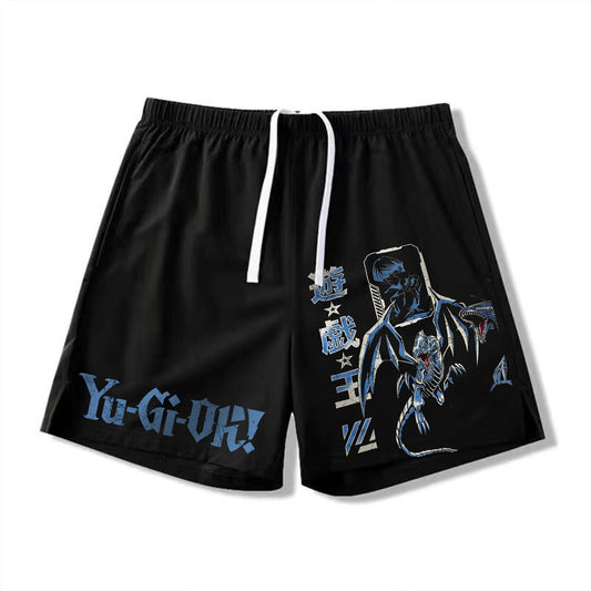 Unisex "Yu-Gi-Oh!"  Anime Style Retro Shorts-comicclothing