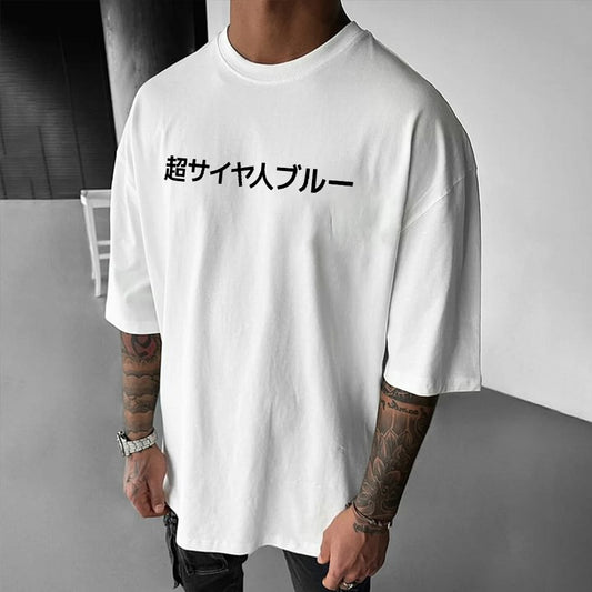 Unisex Oversized DBZ Anime Print T-Shirt