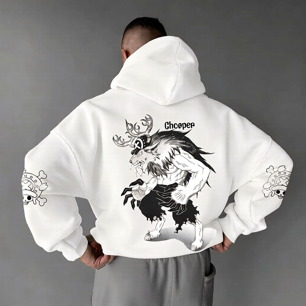 Unisex Anime Graphic Streetwear Vintage Hoodie-Anime x kingdom
