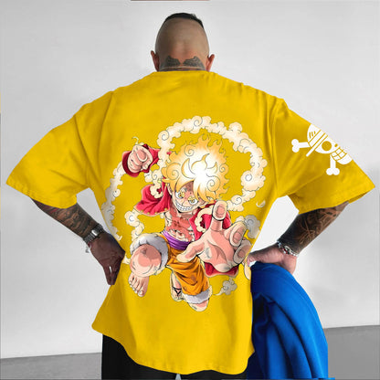 Unisex Anime Inspired Vintage T-Shirt丨