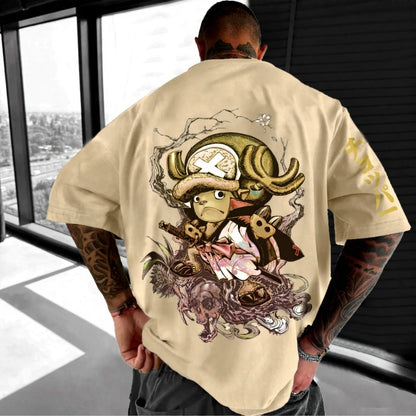 Unisex Anime Inspired Vintage T-Shirt-Anime x kingdom