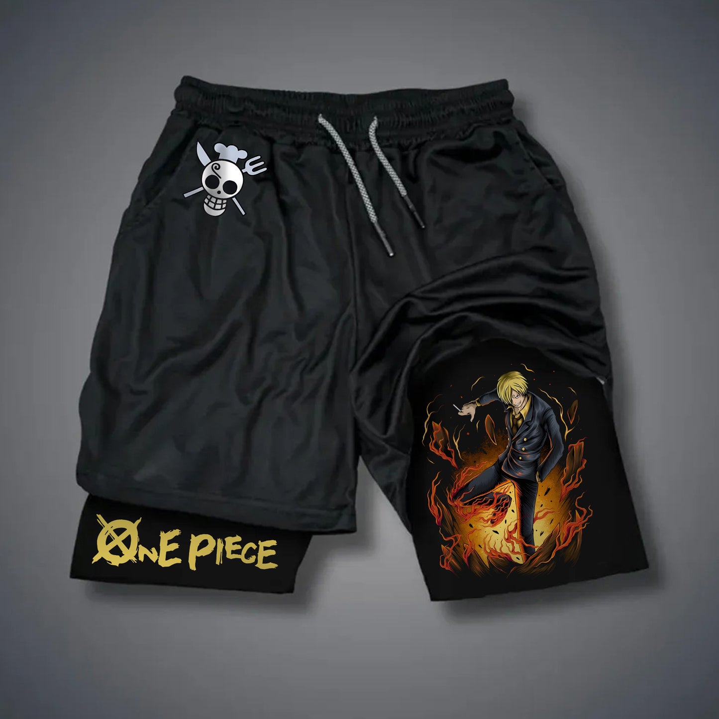 Unisex  Casual Anime Streetwear Shorts
