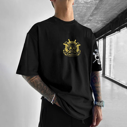 Unisex Anime Inspired Vintage T-Shirt丨