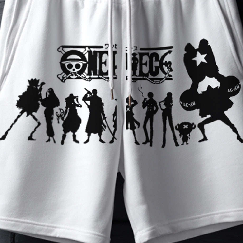 Stylish Graphic Print Shorts For Men-comicclothing