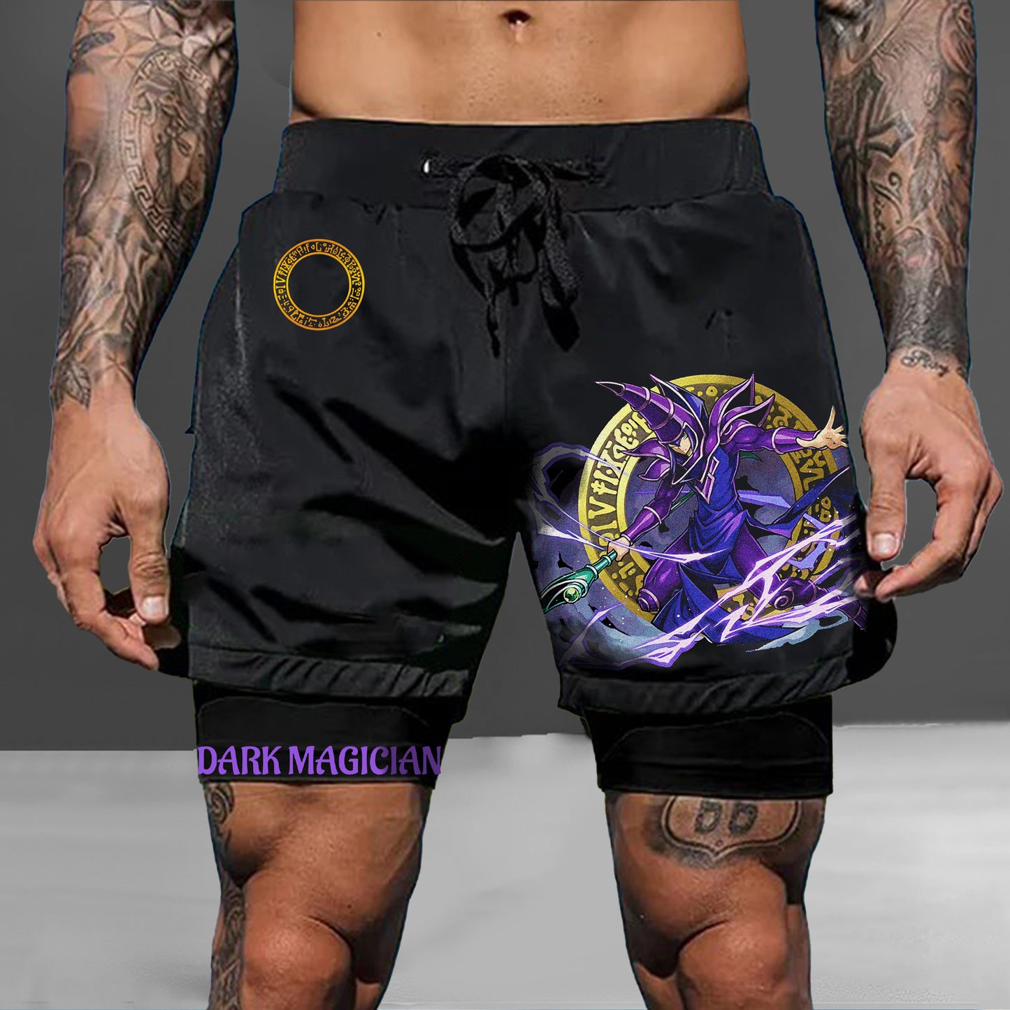 Unisex "Yu-Gi-Oh!" Anime Style Retro Shorts-comicclothing