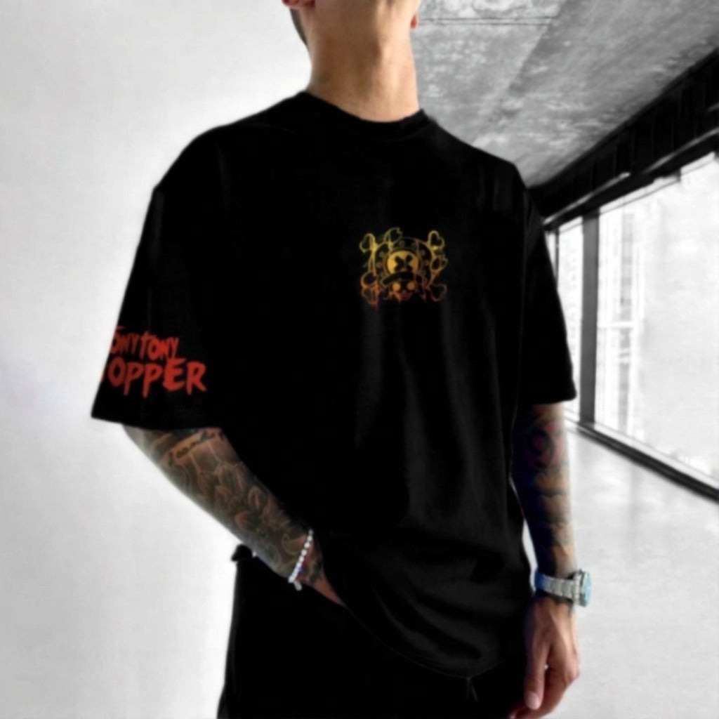 Unisex Anime Inspired Vintage T-Shirt-Anime x kingdom