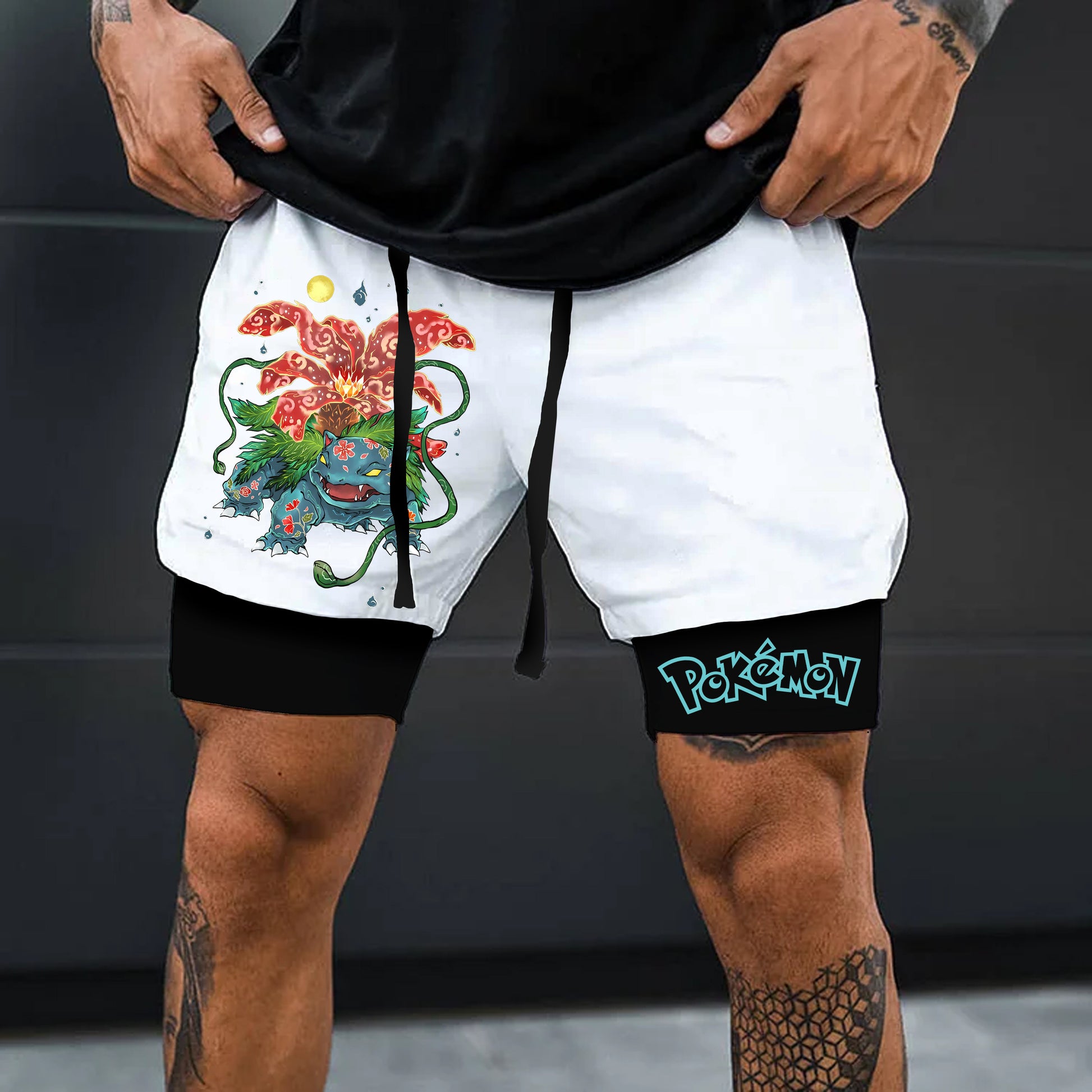 Unisex  Casual Anime Streetwear Shorts-comicclothing