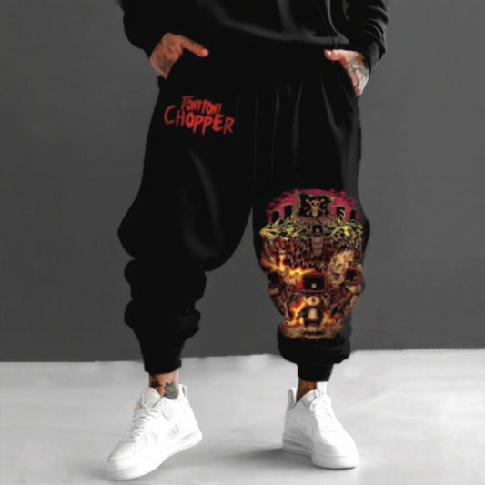 Unisex Anime Inspired Vintage Pants-Anime x kingdom