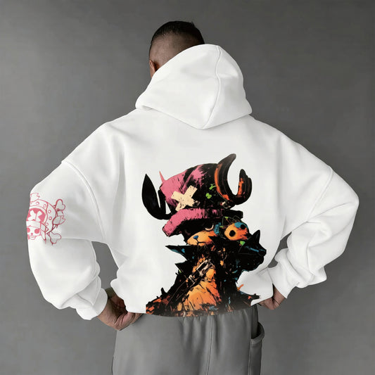 Unisex Anime Graphic Streetwear Vintage Hoodie-Anime x kingdom