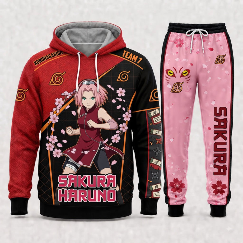 Limited edition! Gifts for Fans - Hoodie  Sweatpants Set -NSAKURA