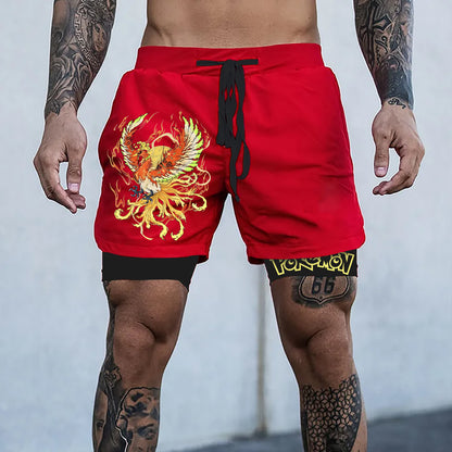 Unisex  Casual Anime Streetwear Shorts-comicclothing