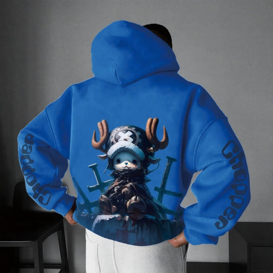 Unisex Anime Graphic Streetwear Vintage Hoodie-Anime x kingdom