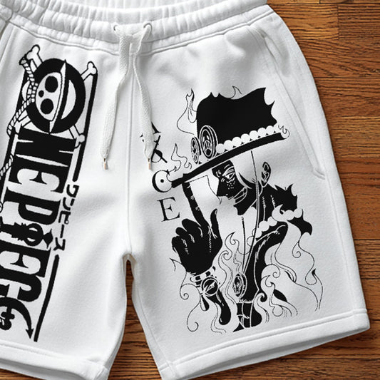 Stylish Graphic Print Shorts For Men-comicclothing