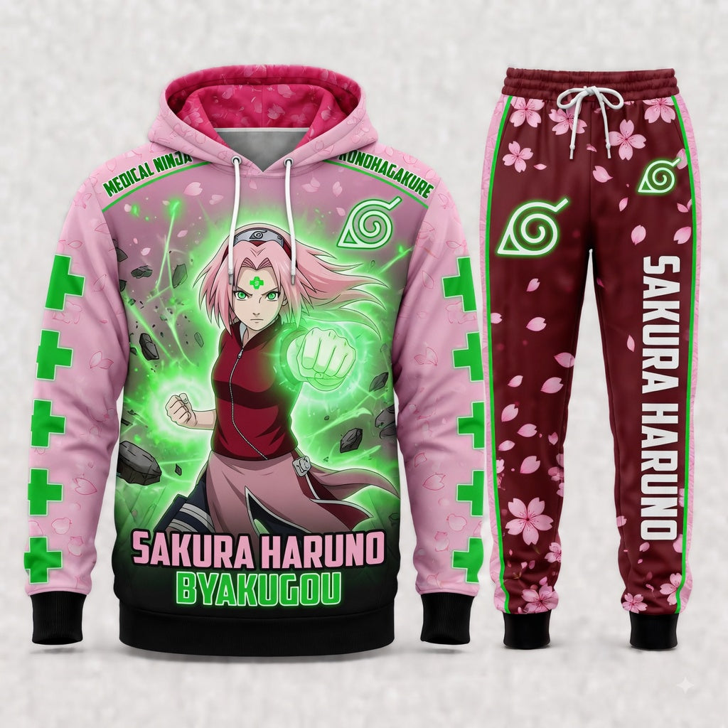 Limited edition! Gifts for Fans - Hoodie  Sweatpants Set -NSAKURA