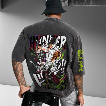 Unisex Anime Inspired Vintage T-Shirt丨