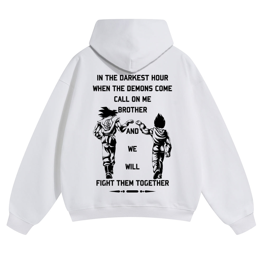 Unisex Anime Graphic Streetwear Vintage Hoodie