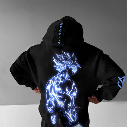 Unisex Anime Print  Casual Oversized Hoodie