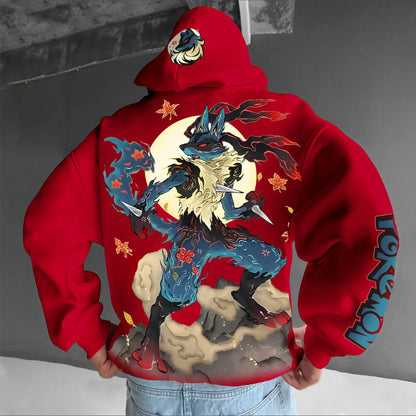 Unisex  Anime Graphic Streetwear Vintage Hoodie-AnimeClothe