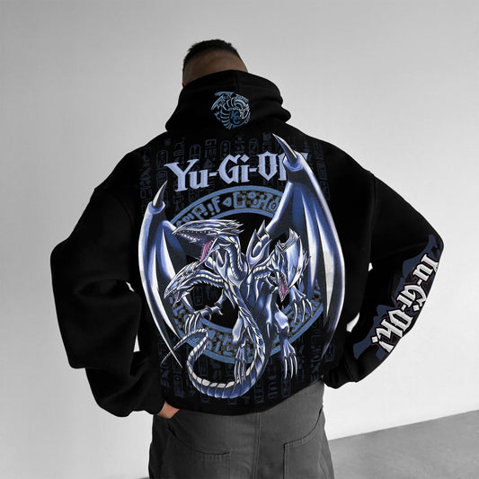 Unisex  “Yu-Gi-Oh！”   Anime Style Retro Hoodie
