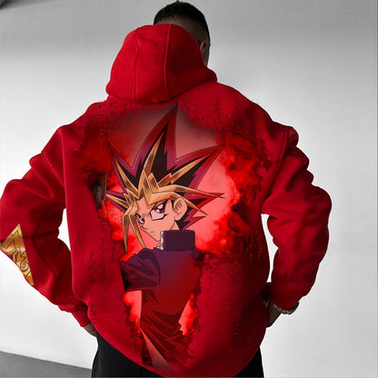 Unisex  “Yu-Gi-Oh！”   Anime Style Retro Hoodie